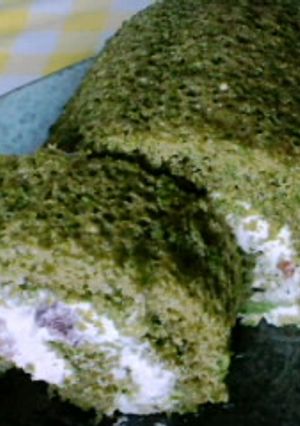私のロールケーキ(抹茶)-レシピのメイン写真