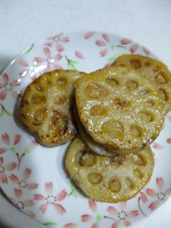 れんこんのはさみ焼き-レシピのメイン写真