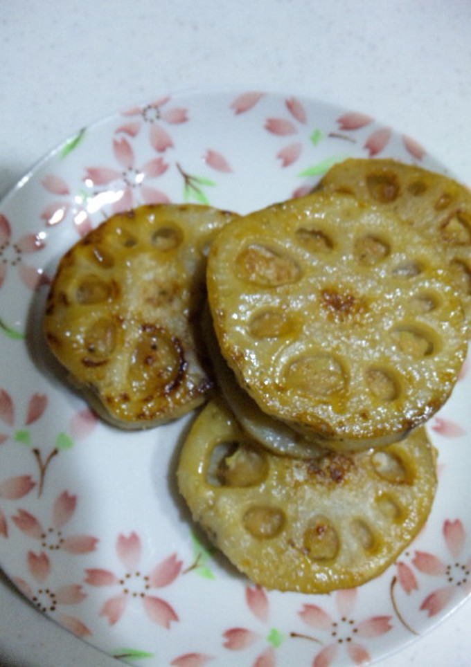 れんこんのはさみ焼き-レシピのメイン写真