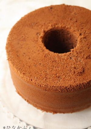 しっとりふわっ♪チョコバナナシフォン＊-レシピのメイン写真