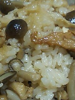 余った鶏皮が変身!香ばしい炊き込みごはん-レシピのメイン写真