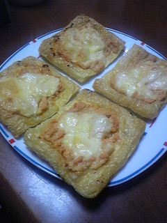 簡単♪油揚げの明太マヨチーズ焼き-レシピのメイン写真