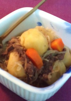圧力鍋　de　シュシュッと時短　肉じゃが-レシピのメイン写真
