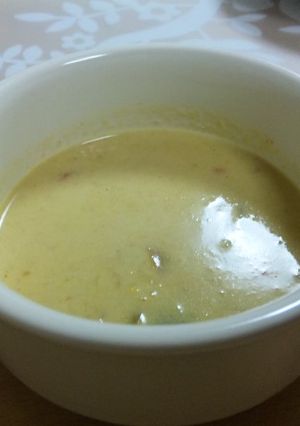 簡単！カレーの残りでクリームスープを。-レシピのメイン写真