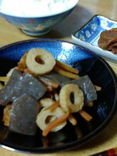 こんにゃくとちくわの炒め煮-レシピのメイン写真