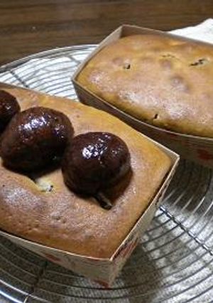 ちょっと贅沢な栗のﾊﾟｳﾝﾄﾞｹｰｷ-レシピのメイン写真