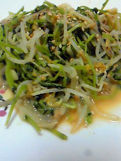 ご飯にあう!豆苗ともやしの味噌和え-レシピのメイン写真