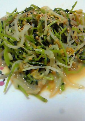ご飯にあう!豆苗ともやしの味噌和え-レシピのメイン写真