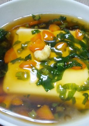 めんつゆで簡単すぐ☆豆腐の野菜あんかけ-レシピのメイン写真