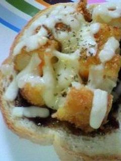 チーズが美味~❤コロッケトースト-レシピのメイン写真