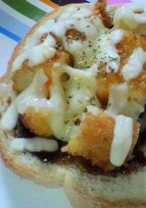 チーズが美味~❤コロッケトースト-レシピのメイン写真