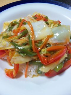 白菜の中華風あんかけご飯-レシピのメイン写真