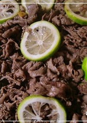 安いお肉で、佐世保名物レモンステーキ風♪-レシピのメイン写真