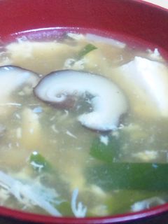 風邪ひきさんへ中華風とろとろ卵スープ-レシピのメイン写真