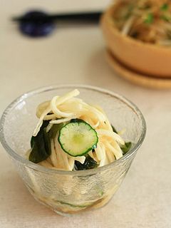 きゅうり・わかめ・長芋の酢のもの-レシピのメイン写真