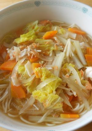 あったかそうめん-レシピのメイン写真