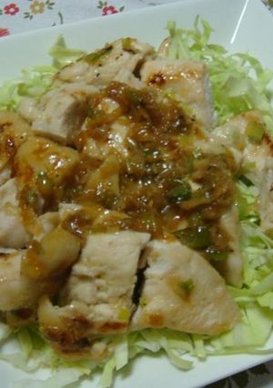 *ねぎ塩チキン柚胡椒添え*-レシピのメイン写真