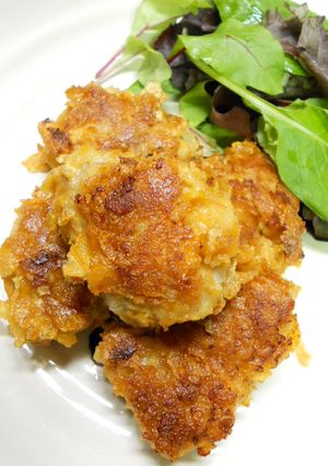 鶏肉のコーンフレーク焼きマスタード風味-レシピのメイン写真