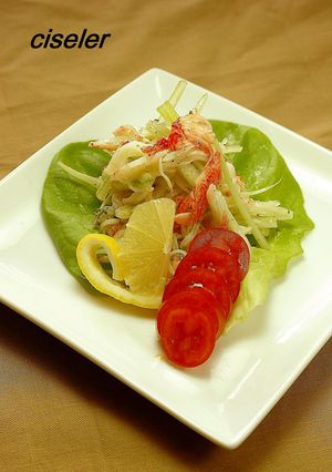 カニカマとセロリのサラダレモン風味-レシピのメイン写真