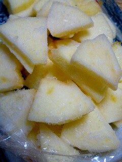 リンゴも冷凍しちゃいます~♡-レシピのメイン写真