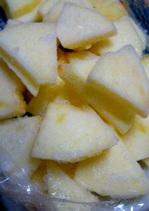 リンゴも冷凍しちゃいます~♡-レシピのメイン写真