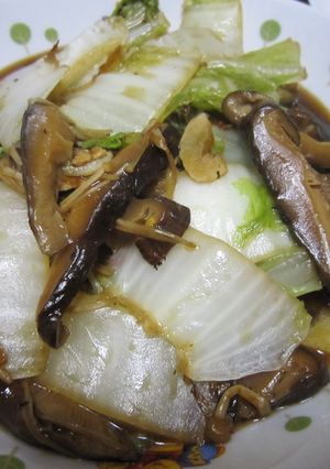 白菜と干し椎茸の中華炒め-レシピのメイン写真