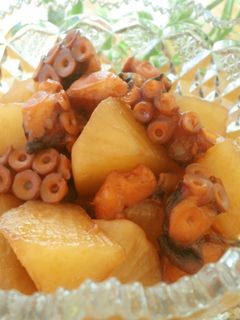 ☺圧力鍋で柔らかタコと大根煮☺-レシピのメイン写真