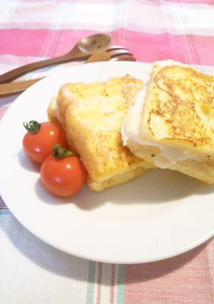 チーズとろ〜り♪はさんでフレンチトースト-レシピのメイン写真