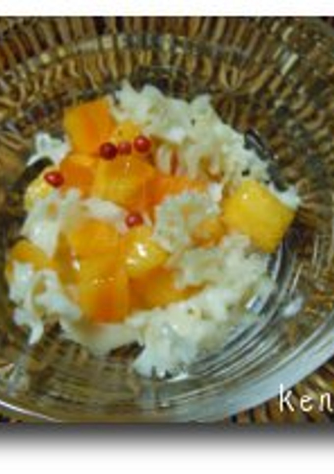 花びらたけと柿の酢の物-レシピのメイン写真