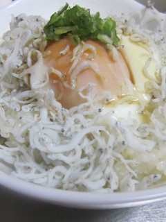 朝ごはんに!しらすかけご飯!-レシピのメイン写真