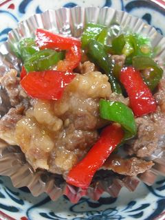 ★お弁当に★パプリカと牛肉の焼肉風-レシピのメイン写真