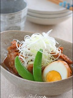 ストウブ料理「豚の角煮」-レシピのメイン写真