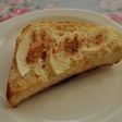 豆腐クリームトースト☆りんご乗せ☆