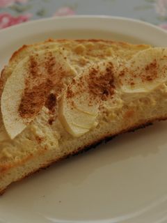 豆腐クリームトースト☆りんご乗せ☆-レシピのメイン写真