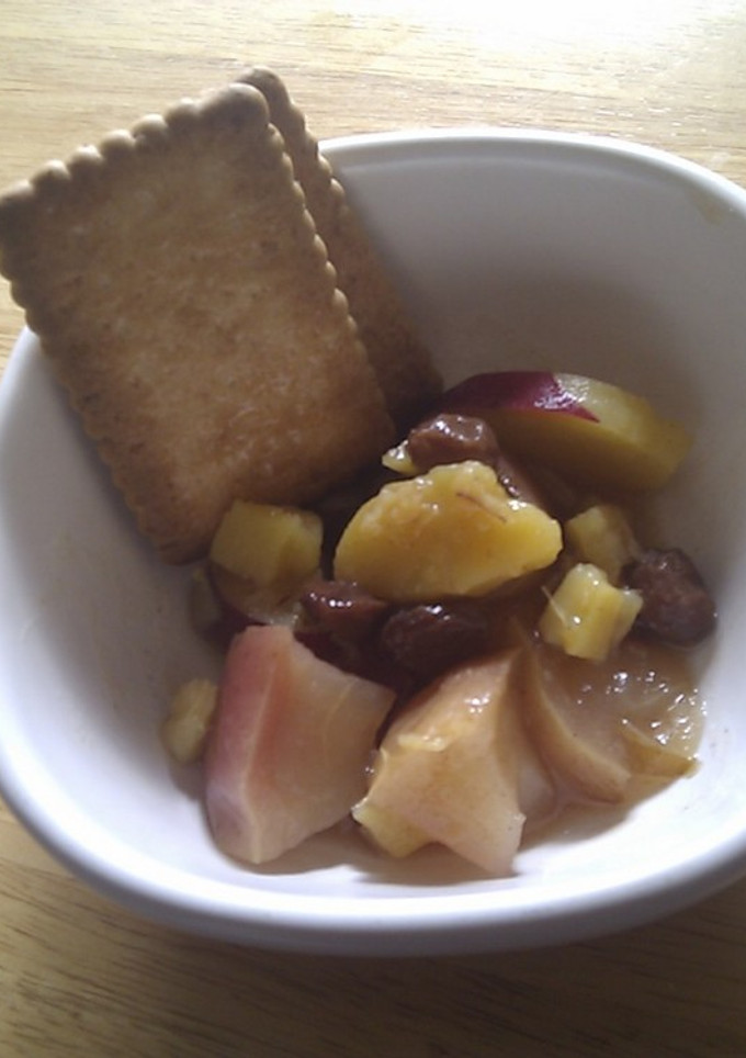 リンゴとさつまいもの洋風甘煮-レシピのメイン写真