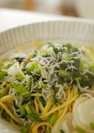 ♪かぶとじゃこのスパゲティ♪-レシピのメイン写真