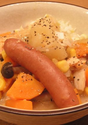 味噌バターコーン☆北海道鍋-レシピのメイン写真