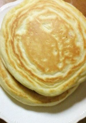 ノンバター♪一人分の手作りホットケーキ-レシピのメイン写真
