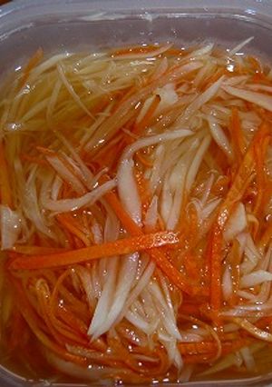 ヤーコンの甘酢漬け-レシピのメイン写真