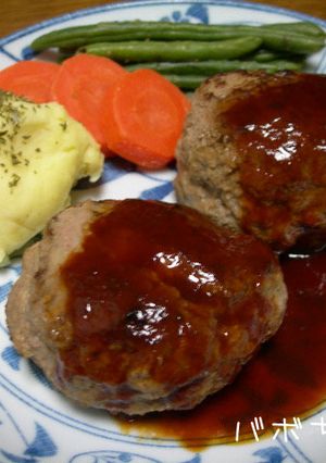 カマンベールチーズ入りハンバーグ-レシピのメイン写真