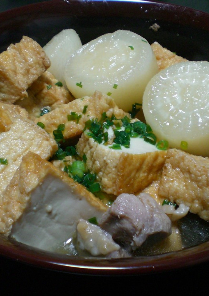 圧力鍋で作る！大根と厚揚げのつやつや煮物-レシピのメイン写真