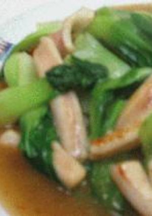 いかと青梗菜の炒め物-レシピのメイン写真