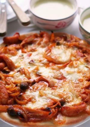 ミルクの風味がモウたまらんピザ-レシピのメイン写真