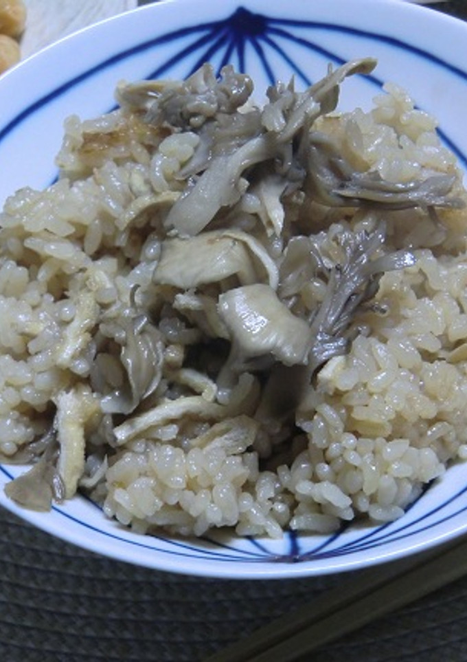 簡単＆美味しい☆舞茸とあげの炊き込みご飯-レシピのメイン写真