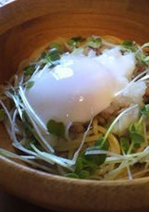 絶品！！月見納豆パスタ☆-レシピのメイン写真