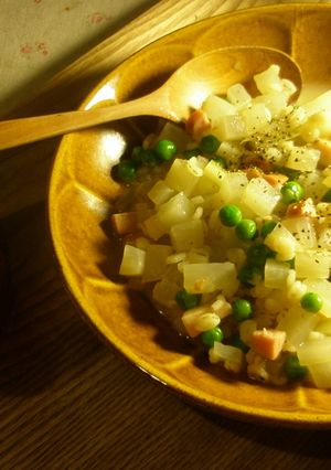 大根と押し麦のリゾット風-レシピのメイン写真