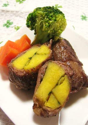 お弁当に♬のり塩ポテトの牛肉巻き❤-レシピのメイン写真