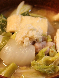 生姜でぽかぽか♪たっぷり白菜の豚汁-レシピのメイン写真
