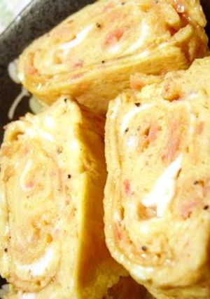 出汁要らず✿味醂と粉末桜エビの卵焼き✿-レシピのメイン写真