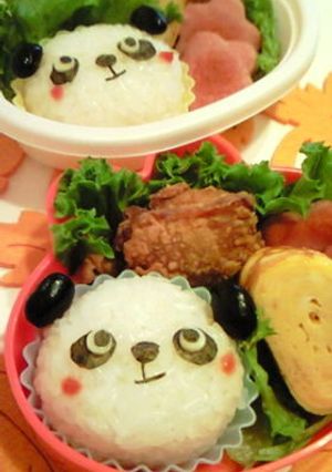*キャラ弁* パンダ-レシピのメイン写真